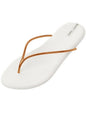 White & Orange iPanema Phillippe Starck Thong Flip-Flops