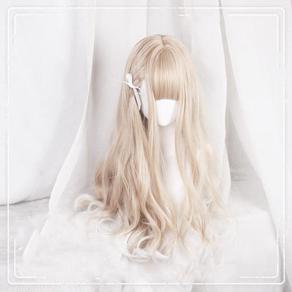 Free Shipping For Hivava Cute Lolita Brown White Gradient Long/ Short Wig