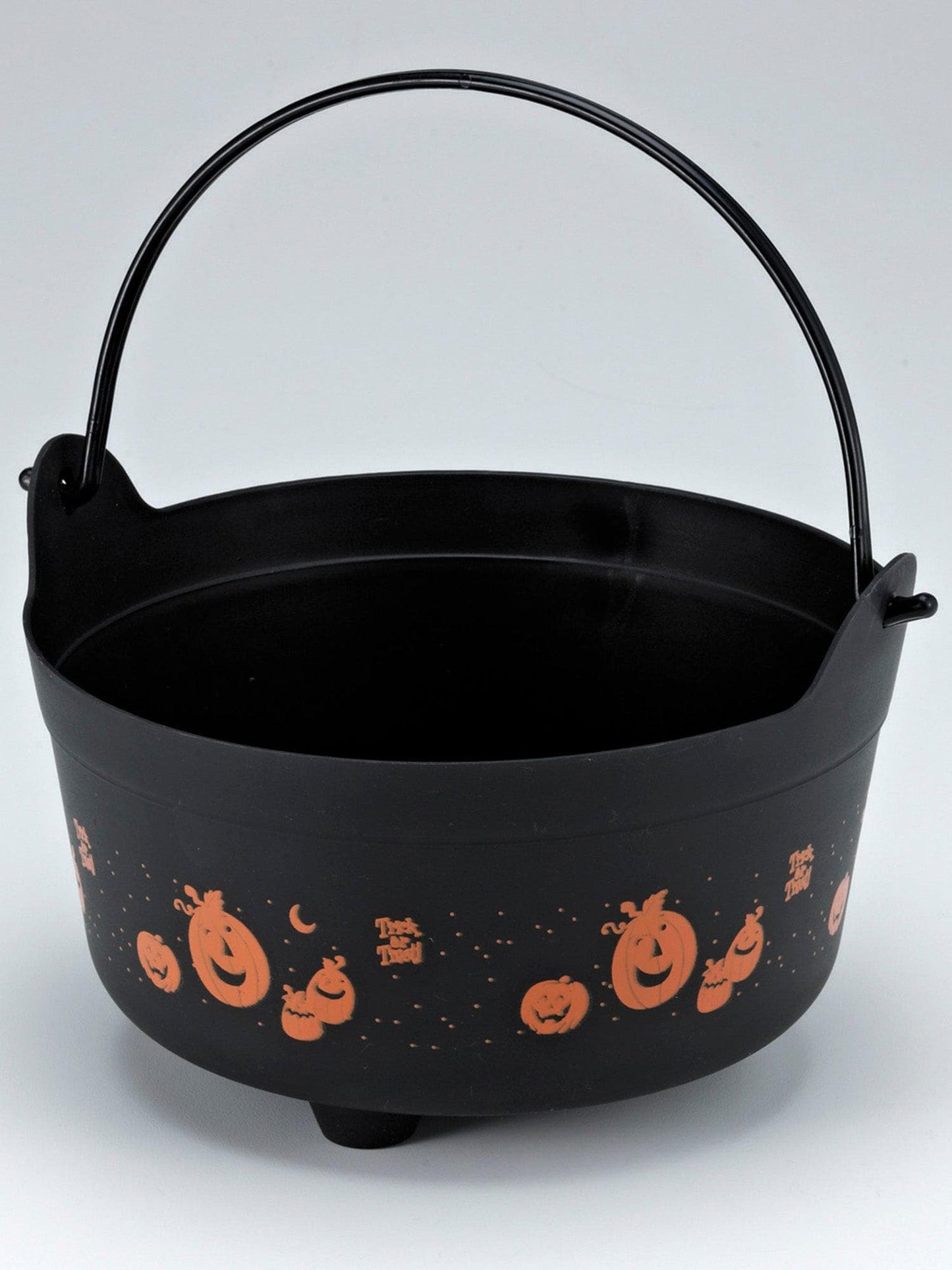 Free Shipping For 9-inch Black Pumpkin Witch Cauldron Candy Bucket