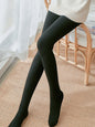 Simple Skinny Leg Keep Warm Solid Color Velvet Thermal Pants Bottoms