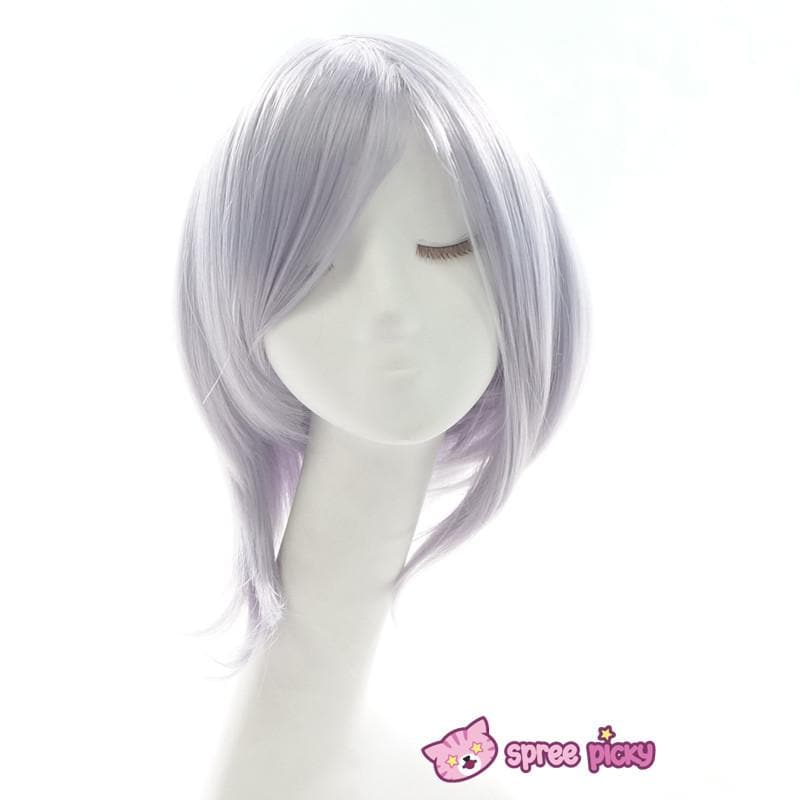 Free Shipping For Hivava Cosplay [Touken Ranbu Honebami Toushirou] Silver Light Purple Short Wig