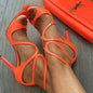 Peep Toe Buckle Cross Strap Cutout Sandals – Women’s Elegant High Heel Party Shoes