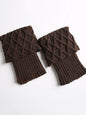 New Fashion Original Creation Keep Warm Jacquard Solid Color Leg Warmers Accessories-Homeundewear