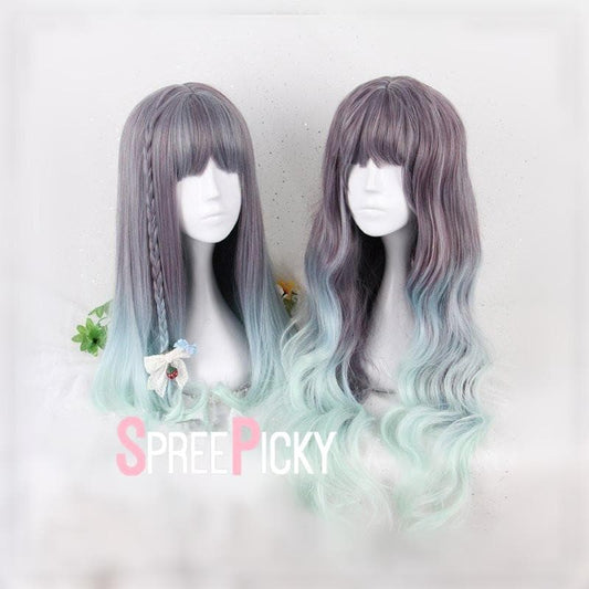 Free Shipping For Hivava Lolita Harajuku Gradient Cosplay Wig