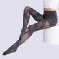 Spring and Autumn Thick Tights Jacquard Pantyhose Diamond Striped Stockings Anti-hook Silk Leggings