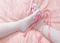 Kawaii Clothing 3D Cat Paw Over The Knee Stockings Black White Pink Tights Cosplay