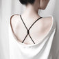 Beautiful Back Bra Underwear with Shoulder Straps Exposed Summer Sexy Invisible Bra Straps Cross Non-slip Straps