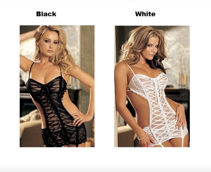 Women's Lingerie Nightwear Lace Net Ladies Sleepwear