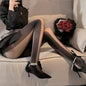 Black Silk Shadow Pantyhose All-match Slimming Anti-snag Stitching Base Socks