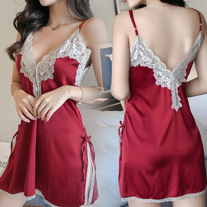 Sexy lace underwear nightdress