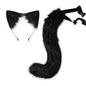 Halloween Party Cute Soft Cute Fox Tail Plush Adjustable Beast Ears Headband COS Props