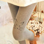 Knitted Cat Stepping Socks All-match Pantyhose