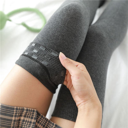 Autumn and Winter All Cotton Thickened Warm Knee Silicone Antiskid Stockings High Stockings