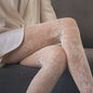 Lace Sunflower Fishing Net Stockings Hollow Silk Stockings