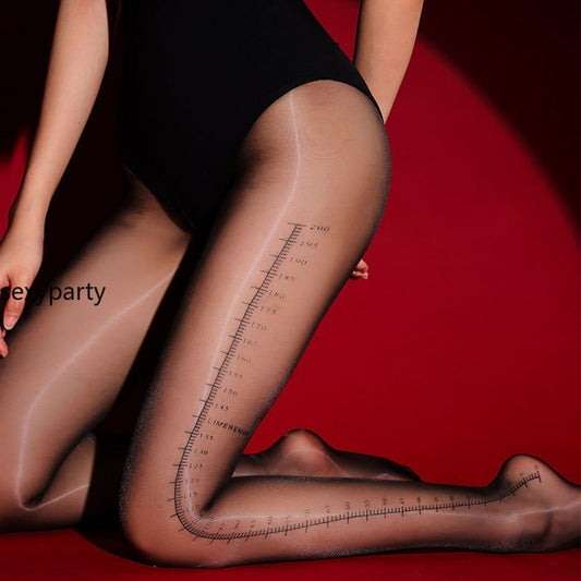 Sexy Glossy Scale Printed Ultra-thin 1D Pantyhose