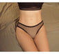 Cut out lace low waist underwear