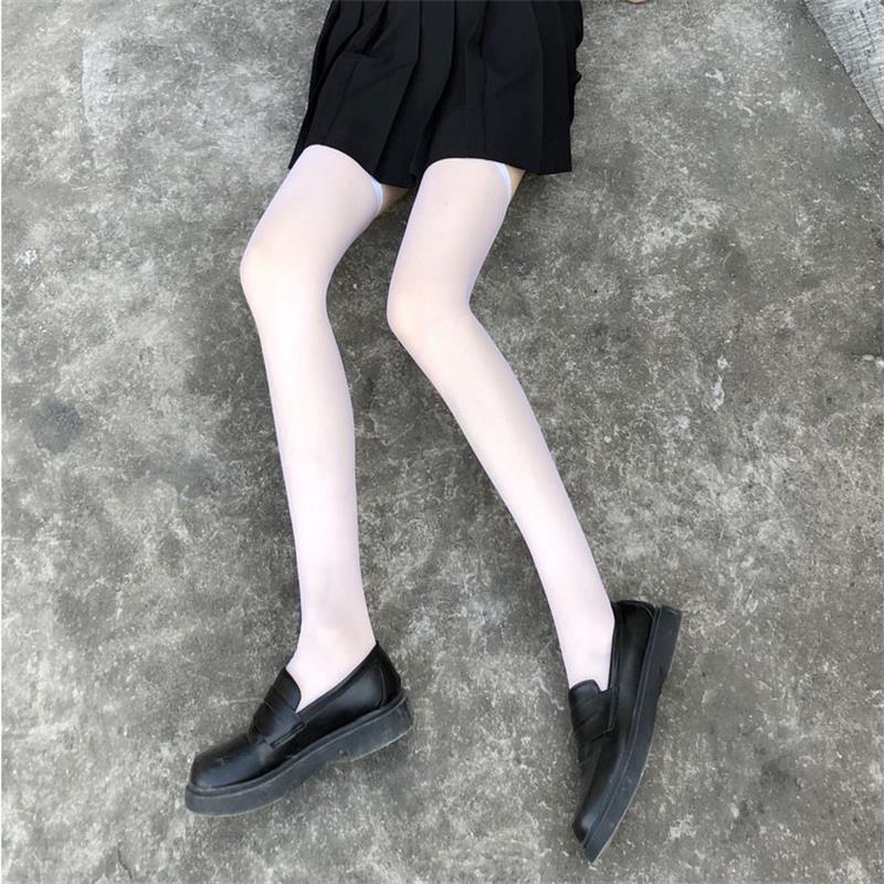 Black Silk Spice Girl Sexy Thin JK Knee Socks Sexy Stockings Women's Summer Thin Style Versatile