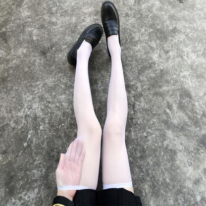 Black Silk Spice Girl Sexy Thin JK Knee Socks Sexy Stockings Women's Summer Thin Style Versatile