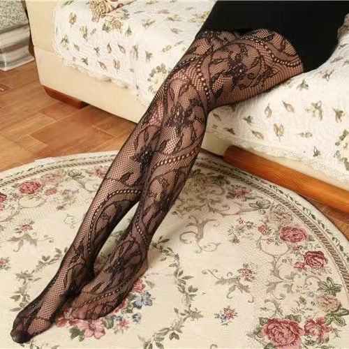 Lace hollow net socks