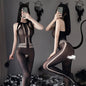 Hollowed Out Fishing Net Transparent Sexy Uniform One-piece Underwear Silk Stockings Net Clothes