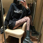 Sexy moon jacquard fishnet stockings