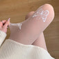 Sexy Thin Flocked Butterfly Stockings Nightclub Pantyhose