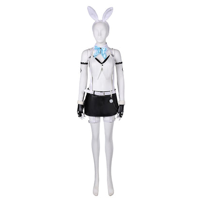 Free Shipping For_inal Fantasy VII Ever Crisis Game Tifa Lockhar Women White Bunny Girl Outfit Cosplay Costume