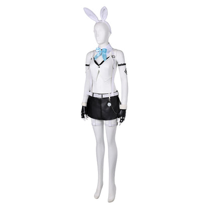 Free Shipping For_inal Fantasy VII Ever Crisis Game Tifa Lockhar Women White Bunny Girl Outfit Cosplay Costume