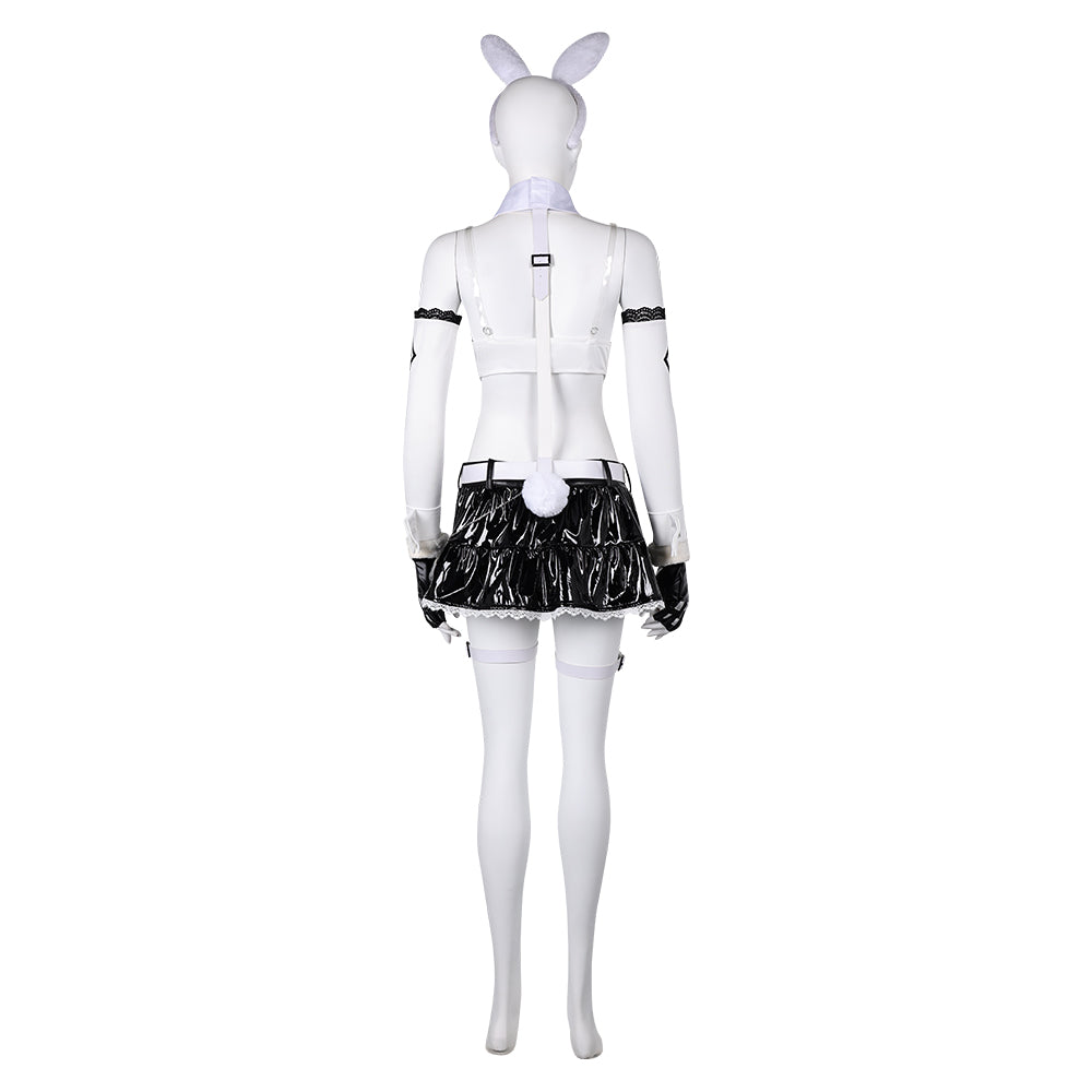 Free Shipping For_inal Fantasy VII Ever Crisis Game Tifa Lockhar Women White Bunny Girl Outfit Cosplay Costume