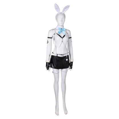 Free Shipping For_inal Fantasy VII Ever Crisis Game Tifa Lockhar Women White Bunny Girl Outfit Cosplay Costume