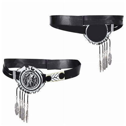 Free Shipping For_inal Fantasy VII Game Sephiroth Cosplay Belt Waistband Halloween Carnival Costume Accessories