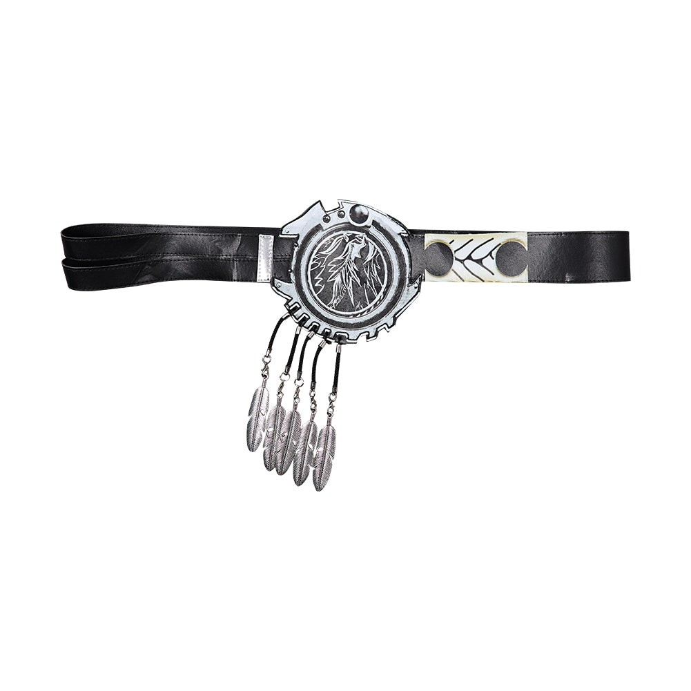 Free Shipping For_inal Fantasy VII Game Sephiroth Cosplay Belt Waistband Halloween Carnival Costume Accessories