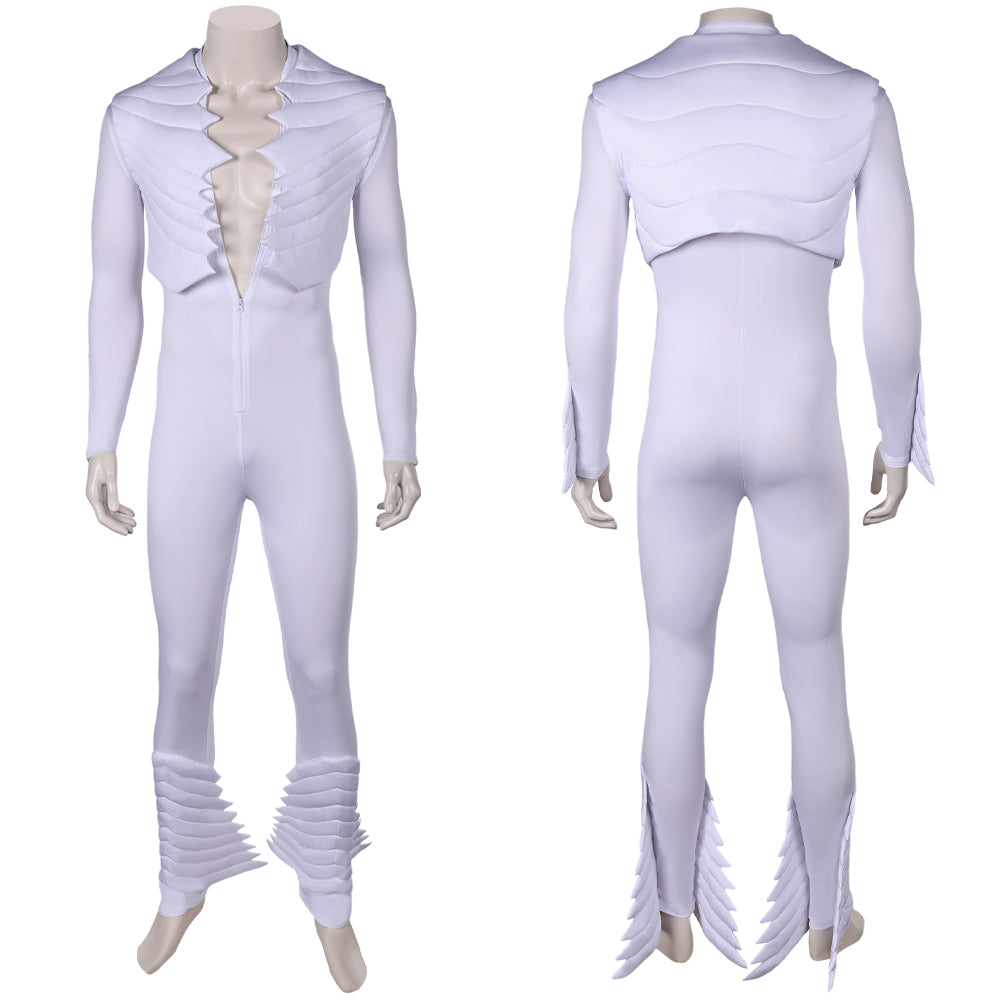 Free Shipping For_reddie Mercury White Outfit Party Carnival Halloween Cosplay Costume