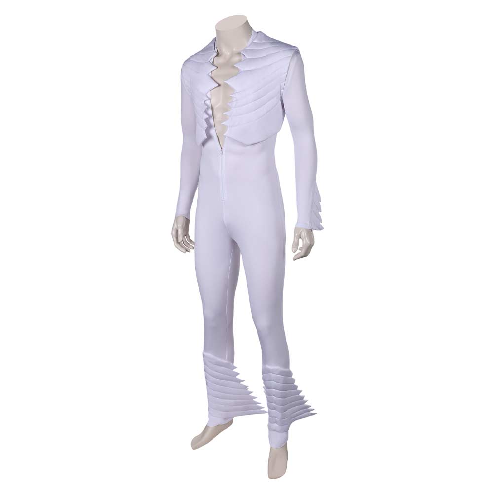 Free Shipping For_reddie Mercury White Outfit Party Carnival Halloween Cosplay Costume