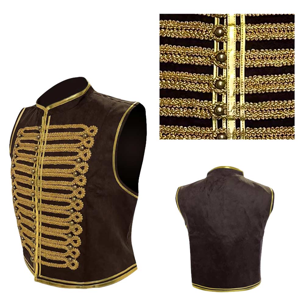 Free Shipping For_uriosa: A Mad Max Saga Movie Dementus Leather Vest Party Carnival Halloween Cosplay Costume