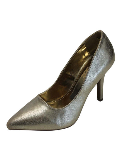 Metallic Pointed Toe Women's Pumps