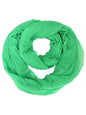 Sheer Pleated Infinity Scarf