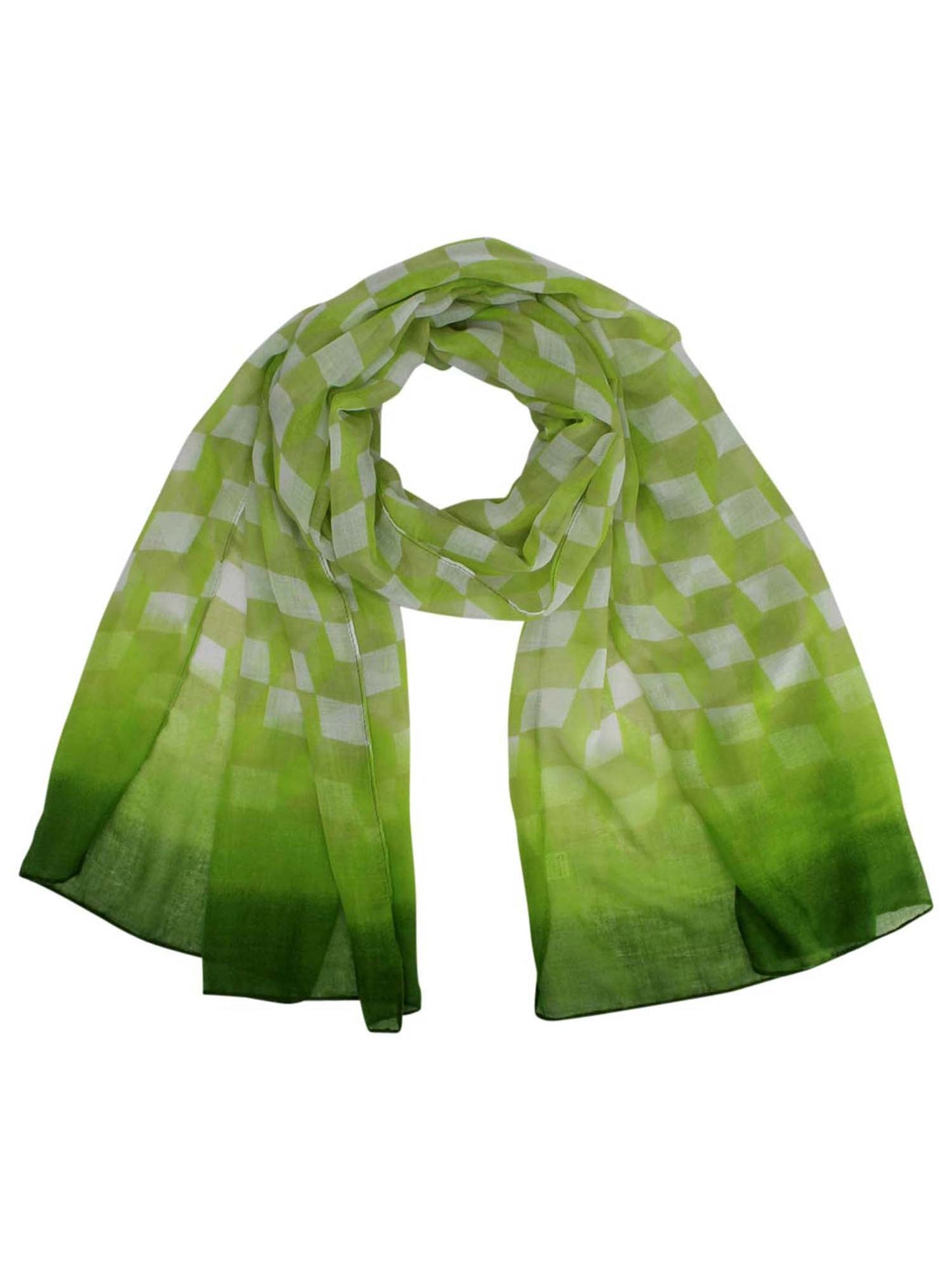 Ombre Diamond Print Scarf Wrap