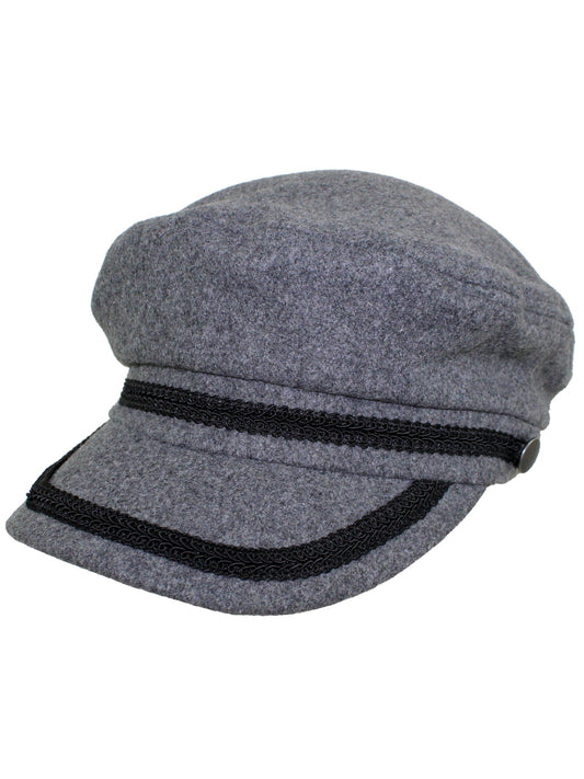 Wool Fisherman Cabbie Hat