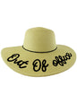 Out Of Office Embroidered Beach Floppy Sun Hat