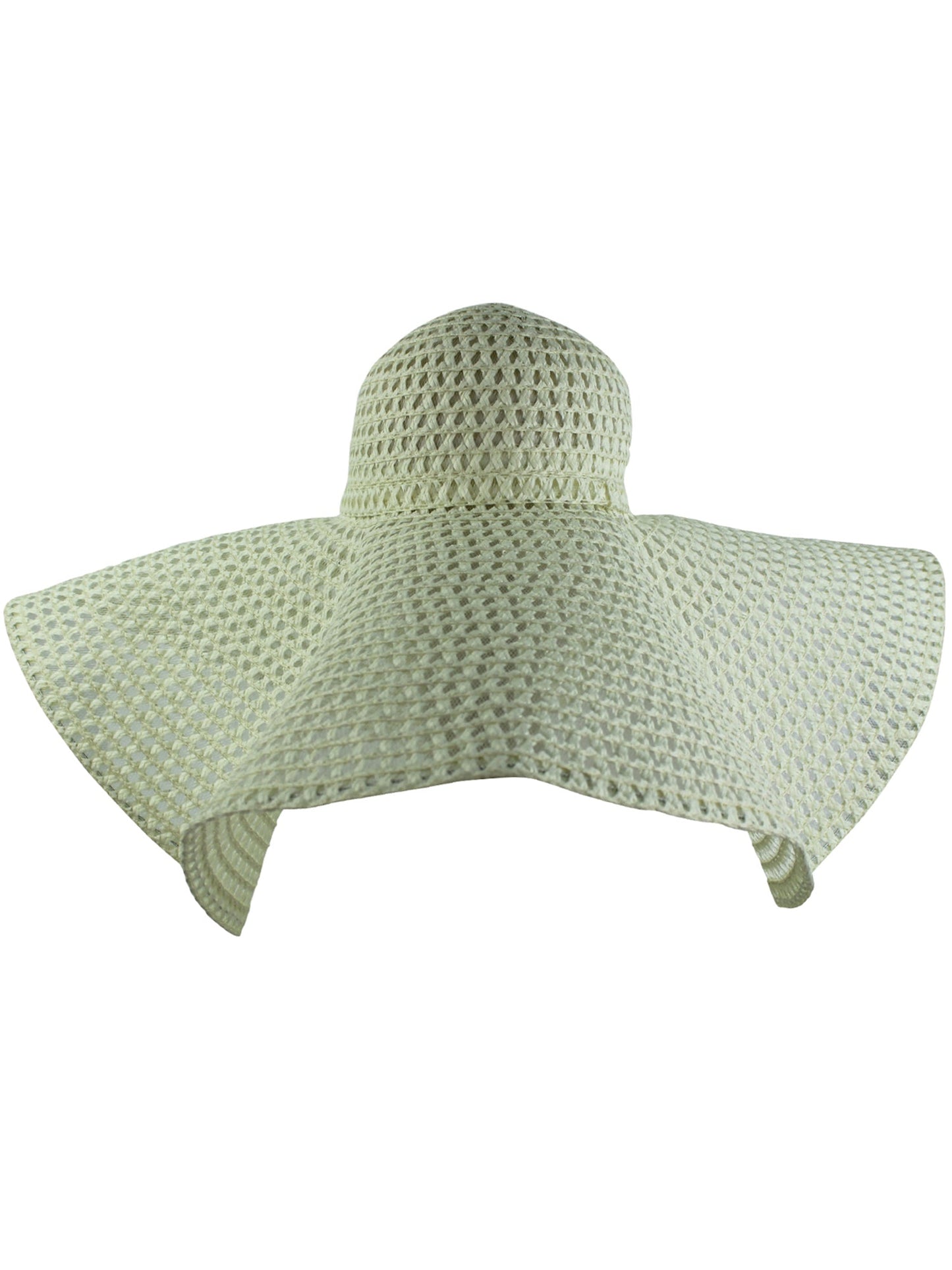 Mega Wide Oversize Brim Shapeable Straw Sun Hat