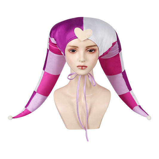 Free Shipping For_elluva Boss Hazbin Hotel TV Fizzarolli Purple Cosplay Hat Halloween Carnival Costume Props