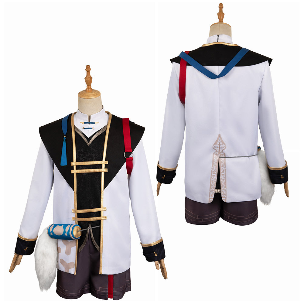 Free Shipping For_onkai: Star Rail Game Jing Yuan White Outfit Party Carnival Halloween Cosplay Costume