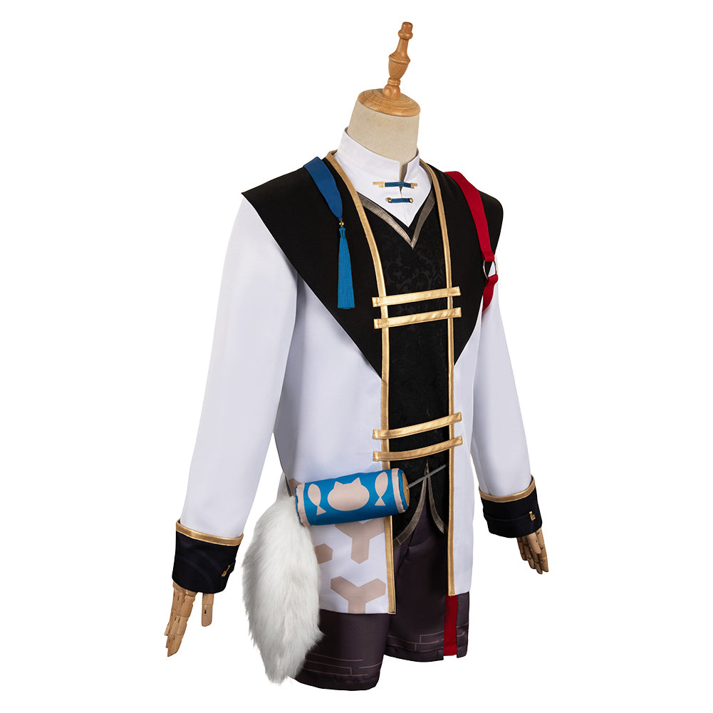 Free Shipping For_onkai: Star Rail Game Jing Yuan White Outfit Party Carnival Halloween Cosplay Costume