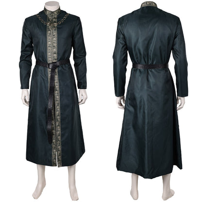 Free Shipping For_ouse of the Dragon TV Aegon Targaryen Coat With Belt Party Carnival Halloween Cosplay Costume