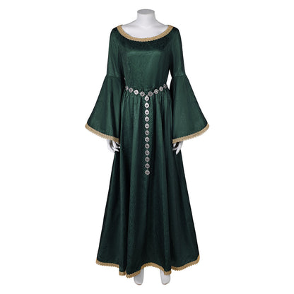 Free Shipping For_ouse of the Dragon TV Alicent Hightower Women Green Dress Party Carnival Halloween Cosplay Costume