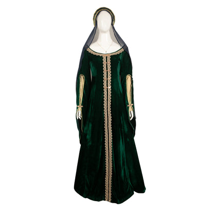 Free Shipping For_ouse of the Dragon TV Alicent Hightower Medieval Dress With Veil Outfits Cosplay Costume