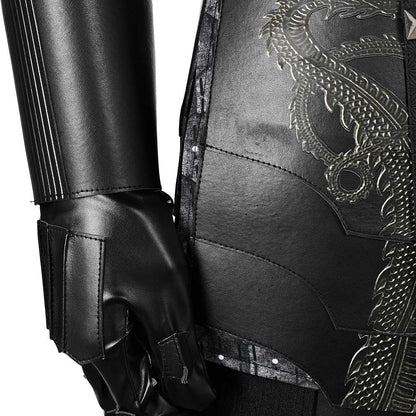 Free Shipping For_ouse of the Dragon TV Daemon Targaryen Black Leather Outfit Party Carnival Halloween Cosplay Costume