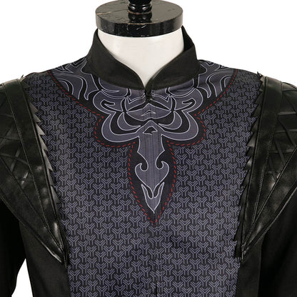 Free Shipping For_ouse of the Dragon TV Daemon Targaryen Black Printed Outfit Party Carnival Halloween Cosplay Costume