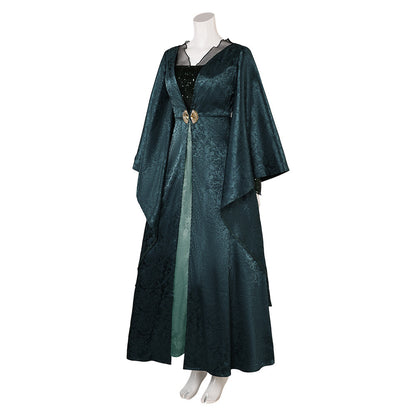 Free Shipping For_ouse of the Dragon TV Helaena Targaryen Women Green Dress Party Carnival Halloween Cosplay Costume